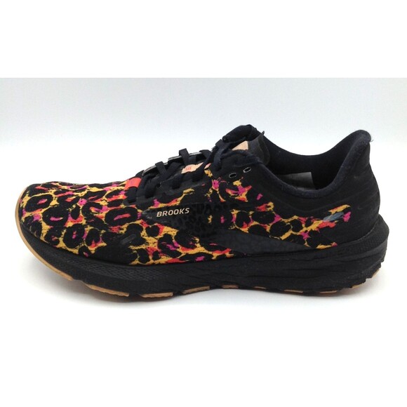 Brooks Launch GTS 9 Sneakers Wn Size 9 Leopard Print Running Walking Shoes Logo - Picture 5 of 12